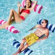 Portable Floating Water Hammock Toy Swimming Chair Inflatable Float Pool Bed