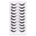 Faux Mink Lashes Short Lashes False Eyelashes Manga Lashes Cat Eye Look