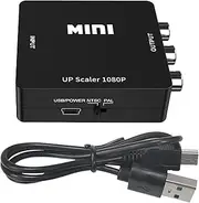 AV Cable Adapter,1080P AV Cable Adapter Video and Audio Adapter | TV to AV Adapter, AV to Component Converter for Family, Friends, Home