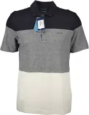 NEU! Pierre Cardin Herren Poloshirt kurzarm, grau-mix, Gr. L