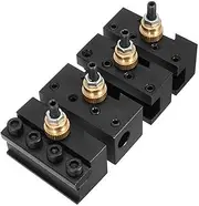 Lathe Accessories 4pcs Mini Lathe Cut Off Blade Toolholders Set for Quick Change Tool Post Holder Tool Tools