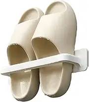 Wall Mounted Shoe Rack, 2 Pcs Wall Mounted Shoes Storage Organizer Rack Door Shoe Hangers Shelf For Wall Entryway For Shoes