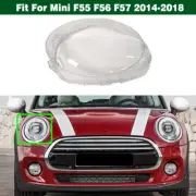 Right Front Headlight Lens Cover+Sealant Glue For Mini F55 F56 F57 2014-2018 (for: Mini)
