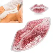 Lip Shaped Reusable Gel Ice Pack for Hot Cold Therapy Relieve Swelling Pain