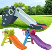 100cm Keezi Kids Slide Set Basketball Hoop Indoor Outdoor Playground Toys
