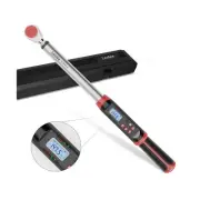 Leolee 1/2-Inch Drive Digital Torque Wrench with Angle, 7.38-147.5 Ft-Lb/10-2...