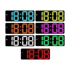 LED Desktop Alarm Clock Snooze Digital Desk Clock for Festive Homes Learning