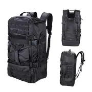 Camo Tactical Backpack, Military Jungle Combat Tactical Backpacks for Black