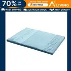 Memory Foam Mattress Topper 7-Zone 8cm Double Comfortable Sleep Support -BL-D