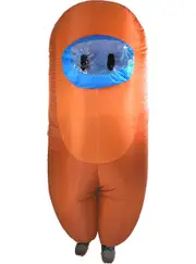 Inflatable Adults Orange SUS Crewmate Killer Costume