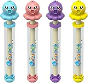 4 Pack Firework Water Guns for Kids, Romantic Firework Style Water Spray Toy, Cartoon Octopus Waters Squirter, High Pressure Pull-Out Sprinkler Spray Toys for Pool Party