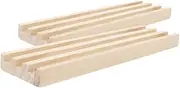 GLSTOY Sturdy Wooden Domino Racks Mexican Train Accessories Domino Train Easy to Carry