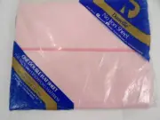 Vintage Danville No Iron Double/Full Flat Pink Sheet New in Package