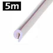 5M/10M Car Door trips Rubber Edge Protective Strips Side Doors Moldings Adhesive Scratch Protector Vehicle For Cars Auto Transparent 5m