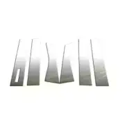 Stainless Pillar Post Covers w/Keypad Cutout for 2016-2023 Lincoln Nautilus 6pc (for: Lincoln)