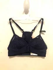 NWT Aerie American Eagle 30A Wireless Padded Push Up Bra Blue Retails $55