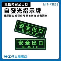 在飛比找樂天市場購物網優惠-【工仔人】逃生指示牌 緊急出口門 EXIT 緊急出口 MIT