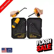 Portable 31-Piece Allen Key Set - High Leverage and Easy Organization Included