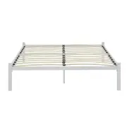 Hindmarsh Metal Bed Frame White - Queen