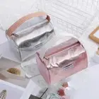 PU Toiletry Bag Sequins Makeup Bag Dustproof Cosmetic Bag Travel