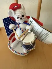 Annalee Patriotic Elves 4th of July Soft Poseable 2010 Drummer
