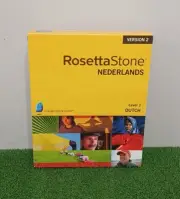 Rosetta Stone Nederlands/Netherlands Level 1 Dutch New Factory Sealed w/Headset.