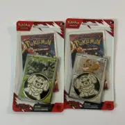 Pokemon Scarlet Violet Destined Rivals Eevee & Zarude Checklane Blisters 2 Pack