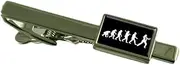 [Select Gifts] Evolution Ape to Man Secret Agent Tie Clip Engraved Personalised Box, One