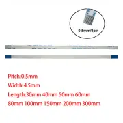 8Pin 0.5mm Pitch FFC FPC Flexible Flat Cable AWM VW-1 20624 80C 60V A B Type