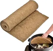 Worm Blanket - Natural Worm Bedding, Organic Moisture Retention Blanket Mat | Adjustable Worm Container Jute Fibre Underlay, Versatile Composting Worm Cover for Worm Composting