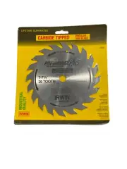 Irwin Performance Plus Carbide Tipped Circular Saw Blade 7-7 1/4 NOS Frame & Rip