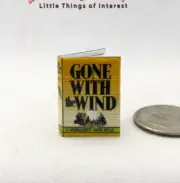 GONE WITH THE WIND 1:12 Scale Miniature Readable Book South
