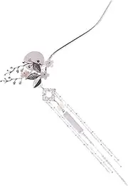 Beavorty Tassel Traditional Costume Hairpin Hair Clip Hair Sticks Wood Leaves for Crafts Hair Pins for Buns Chinese Chopsticks Hair Chopsticks Miss Alloy Accessories Hanfu