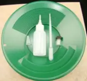 California Gold Panning Kit -10" Green Pan-Bottle Snuffer-Bubble Sniffer-Vial