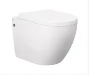 575*365*365mm INS Voghera Gloss White Rimless Soft Close Seat Wall Hung Pan