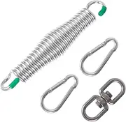 TOGEVAL 1Set Stainless Steel Hammock Spring Durable Outdoor Swing Chair Accessories with Strong Load Bearing Capacity Easy Installation Lightweight Design for Hammocks and Swings