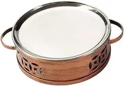 Leefasy Chafing Dish Food Warmer Dry Pot Skillet Chafing Dish Baking Tray, 20cmx6.2cm
