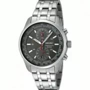 New Seiko Chronograph SNN153P1 Quartz Tachymeter Men's Watch SNN153