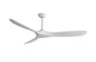 Modern Ceiling Fan 42”/100v-240v/50-60hrtz/ Matte White/remote Control/NEW