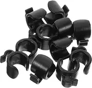 YARNOW 20pcs Mic Stand Cable Clip Holder Diameter Durable Cord Fixing Holder for Tripods Brackets Live Streaming Setup Lightweight Easy to Install Versatile Cable Management