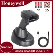 Honeywell 1952GHD-2USB-5-N Handheld Cordless 2D 1D Area-Imaging Barcode Scanner