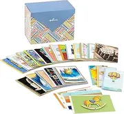 Hallmark Pack of 24 Handmade Assorted Boxed Greeting Cards, Herringbone Pattern—Birthday Cards, Baby Shower Cards, Wedding Cards, Sympathy Cards, Thinking of You Cards, Thank You Cards