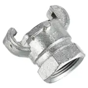 Air Hose Coupling Fitting 1NPT Female Thread Claw Quick Connector Silver