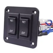 2 Pcs Momentary Polarity Reverse Rocker Toggle Switch Control Motor RV Power ...