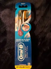 Two 2 Packs Of Oral-B Pro Flex Expert Clean Soft Toothbrushes New In Package