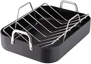 [Tefal] Premium Specialty Hard Anodised Induction Non-Stick Roaster & Rack 29x39cm, D9259944
