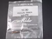Mido Vintage Watch Crystal 19.30mm Minute Track White Tension Ring Permafit NOS