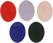 HOMSFOU 10 Pcs Iron Patch Kit for Jeans Repair Elbow Knee Decorative Patches Colors Easy to Use Clothing Mending for Tears