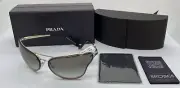 NEW Prada Sunglasses for Women SPR 74V CATWALK Gold Frames Brown Gradient Lens
