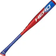 'Axe Bat 2023 Hero (-11, 2-1/4'') USABat Tee Ball Bat, 1-Piece Alloy, Red/Blue'